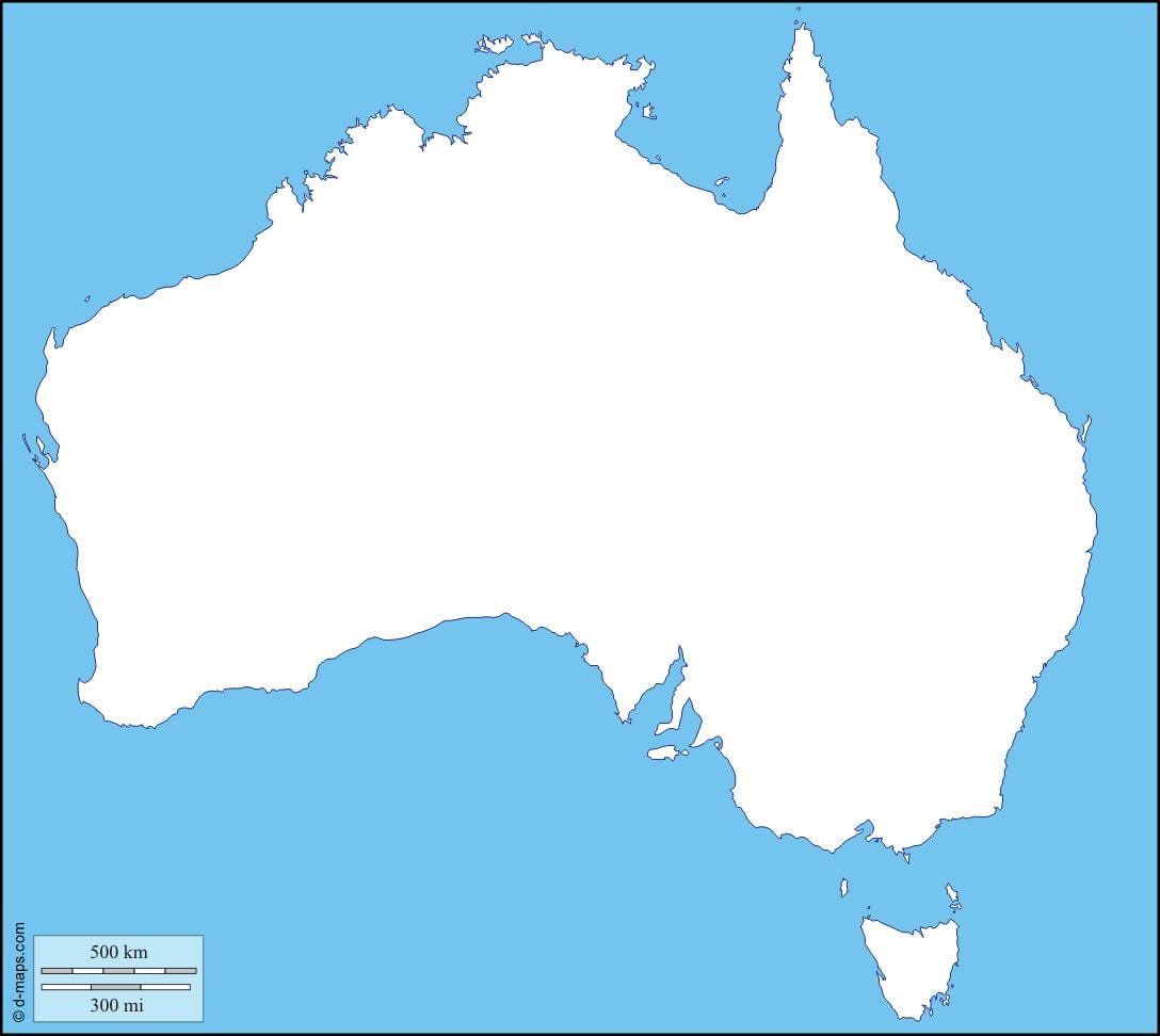 地図オーストラリア概要