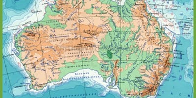 図オーストラリア山脈