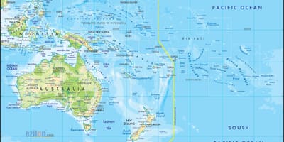 地図オーストラリア諸島