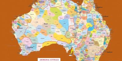 アボリジニの地図オーストラリア